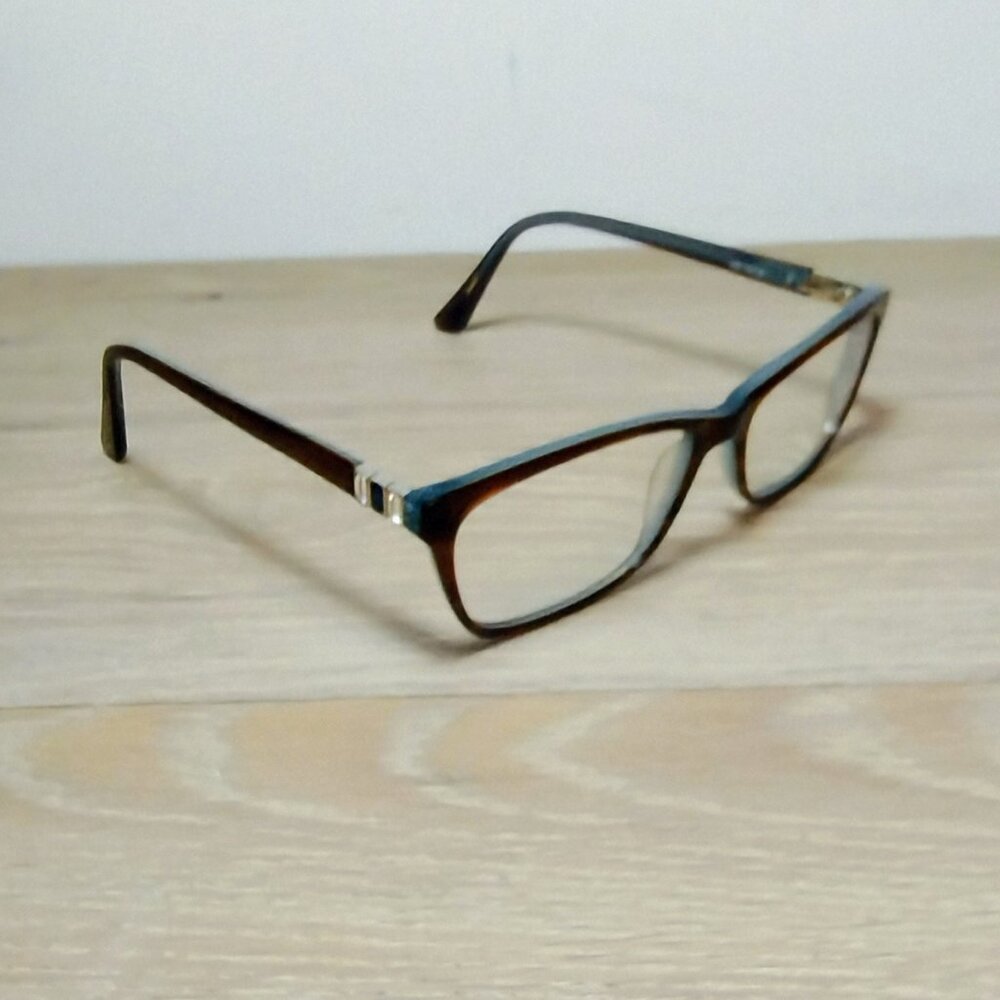 Jenny Lynn Gorgeous Tortoise Brown Eyeglass Frames Pink Ribbon Tip